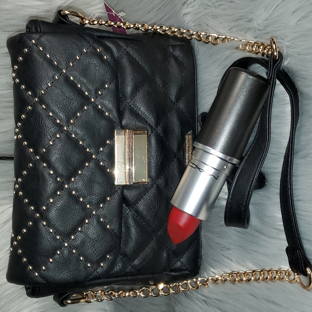 Rampage black shoulder crossbody purse